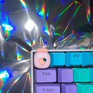 Peach Drink Custom Keycap